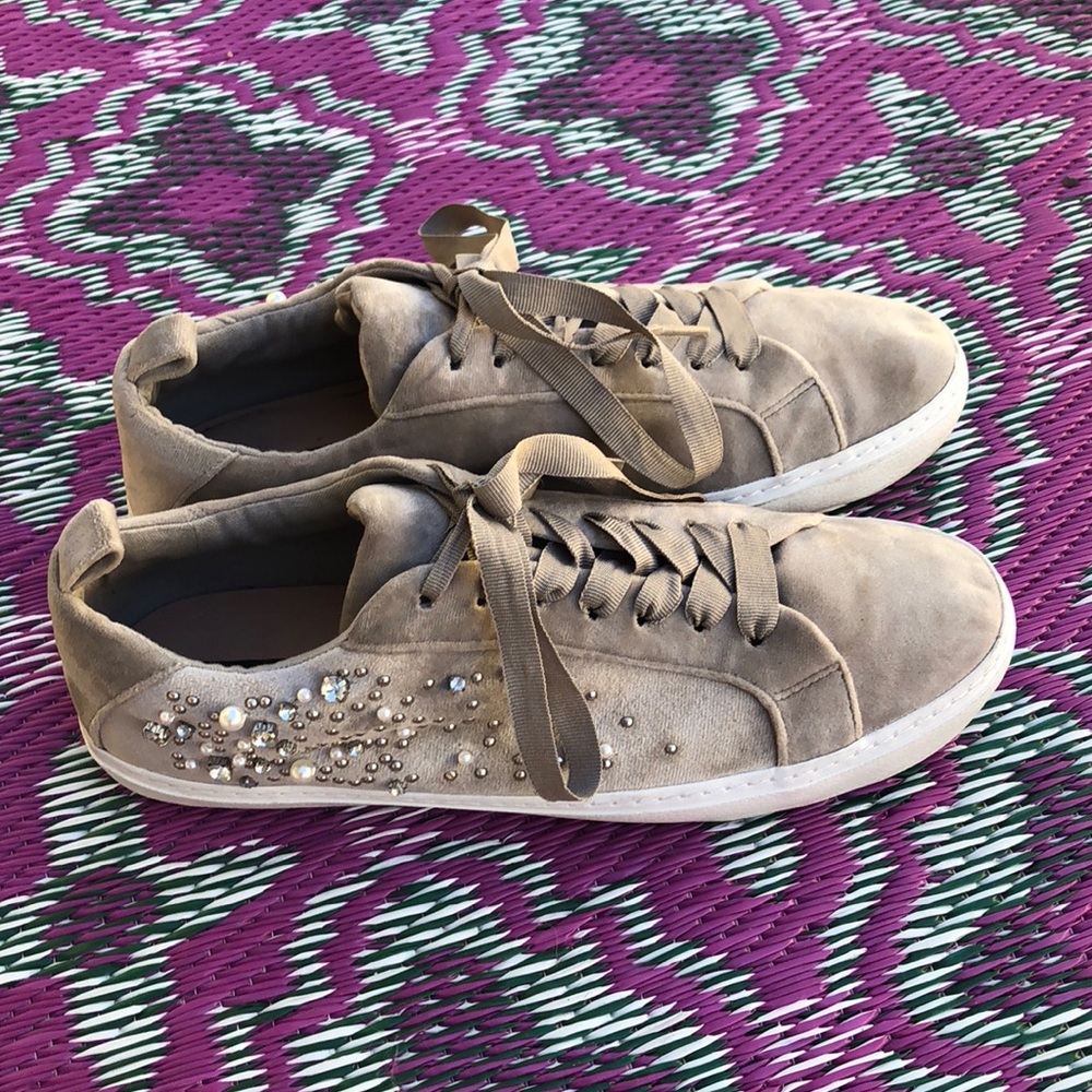Zara velour tennis shoes - Picture 4 of 7